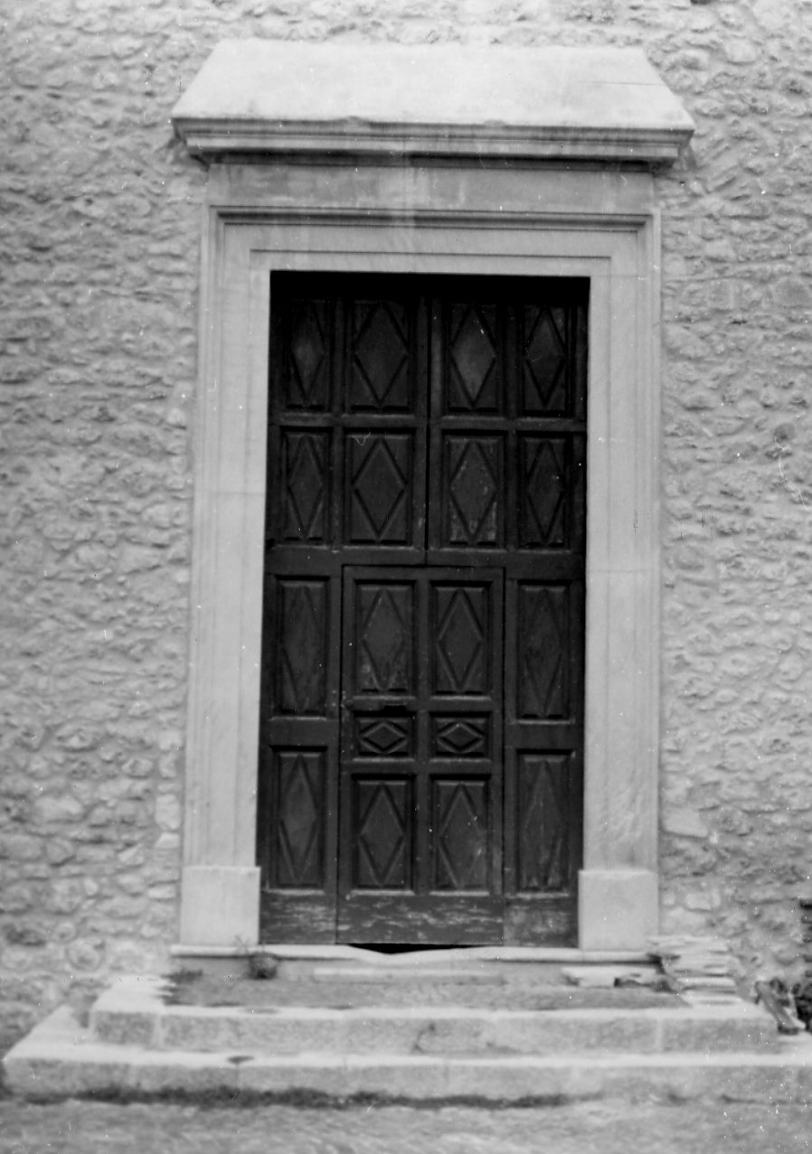 mostra di portale, opera isolata - ambito abruzzese (prima metà sec. XX)