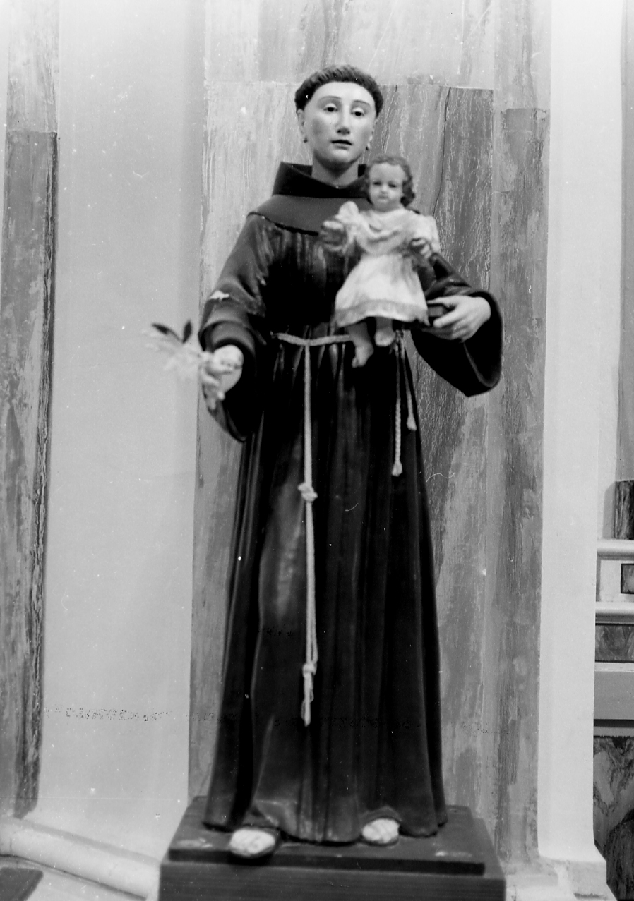 Sant'Antonio (statua, opera isolata) - ambito abruzzese (prima metà sec. XX)