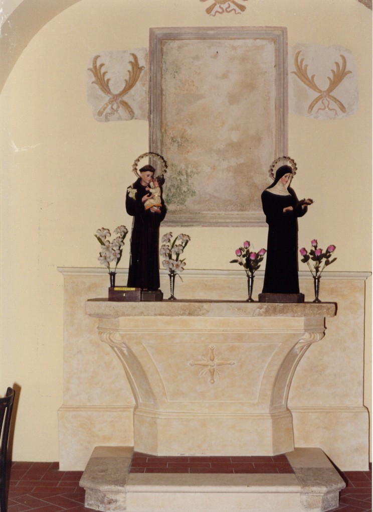 mensa d'altare - ambito Italia centrale (sec. XVIII)