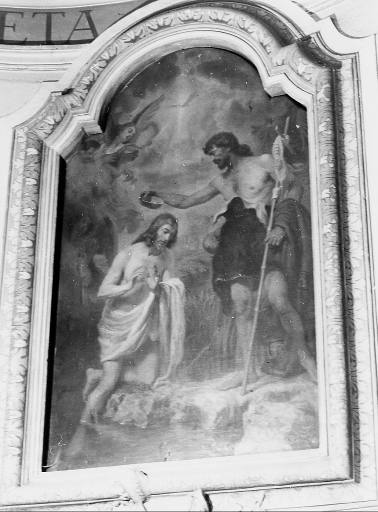 BATTESIMO DI CRISTO (dipinto) di Amiconi - bottega Italia centrale (sec. XX)