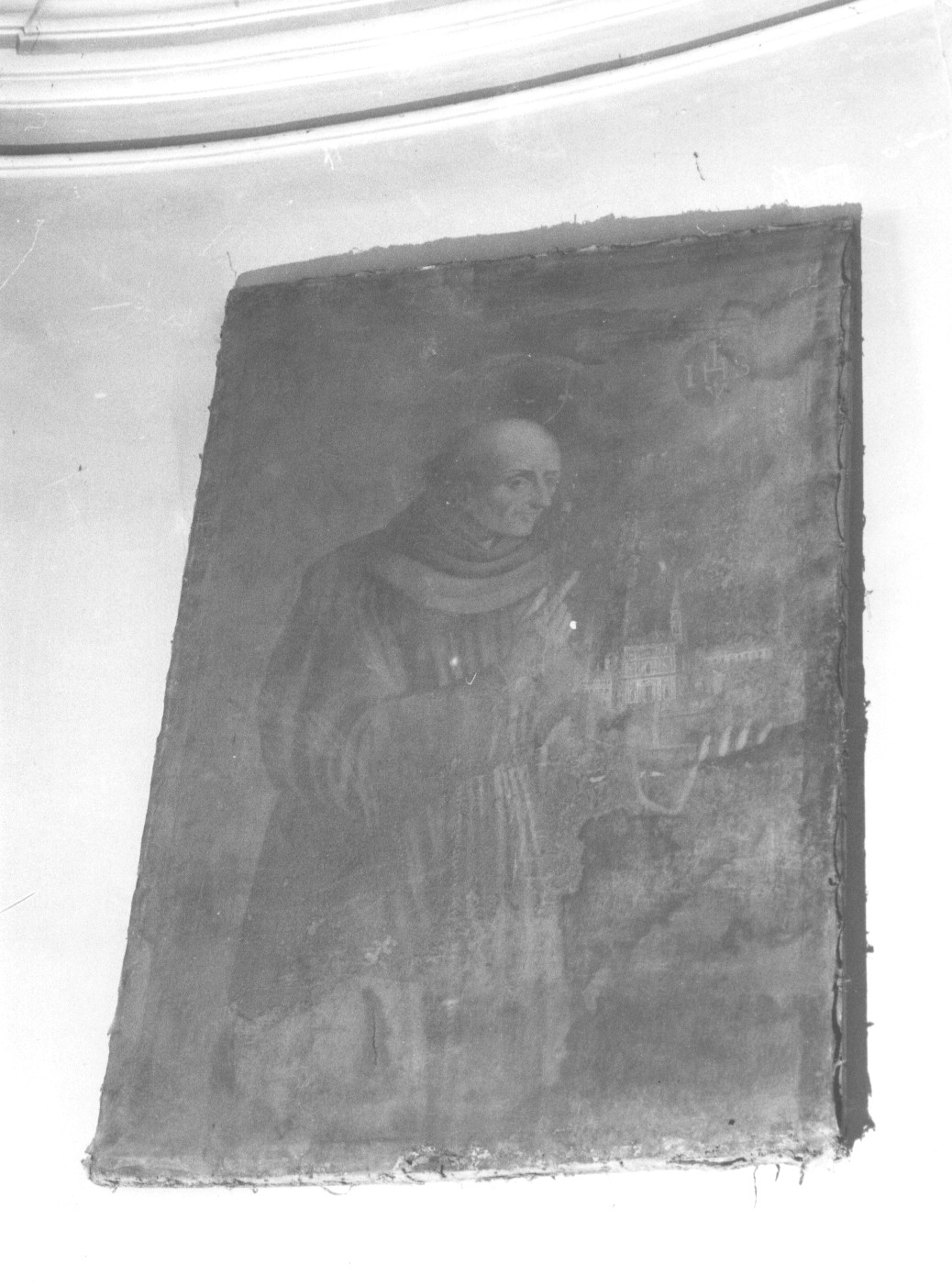 San Bernardino (dipinto, opera isolata) - ambito abruzzese (sec. XVII)