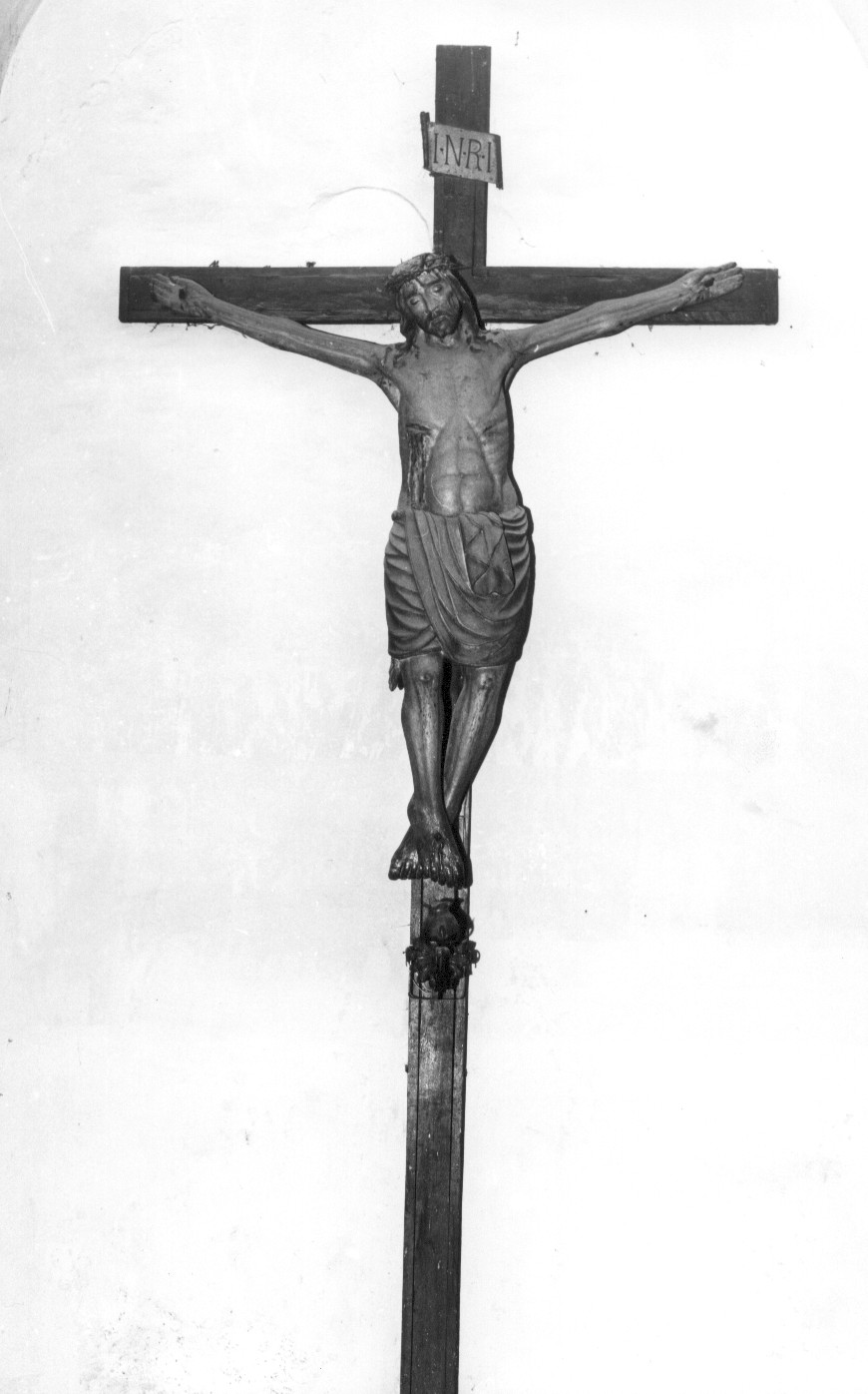 Cristo crocifisso (scultura, opera isolata) - bottega abruzzese (sec. XV)