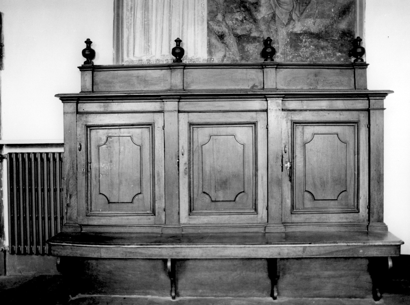 panca, opera isolata - bottega abruzzese (sec. XIX)