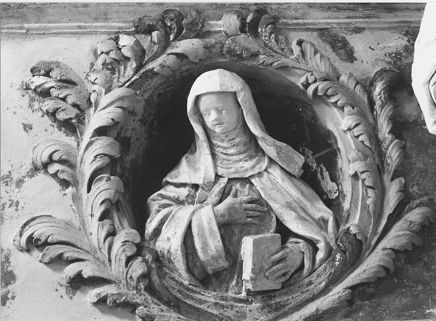 SANTA CARMELITANA (rilievo) - bottega Italia centrale (sec. XIX)