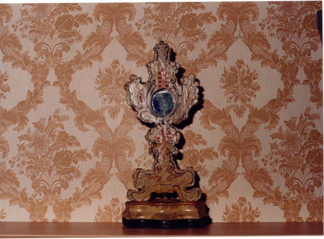 reliquiario - a ostensorio - ambito Italia centrale (sec. XVII)