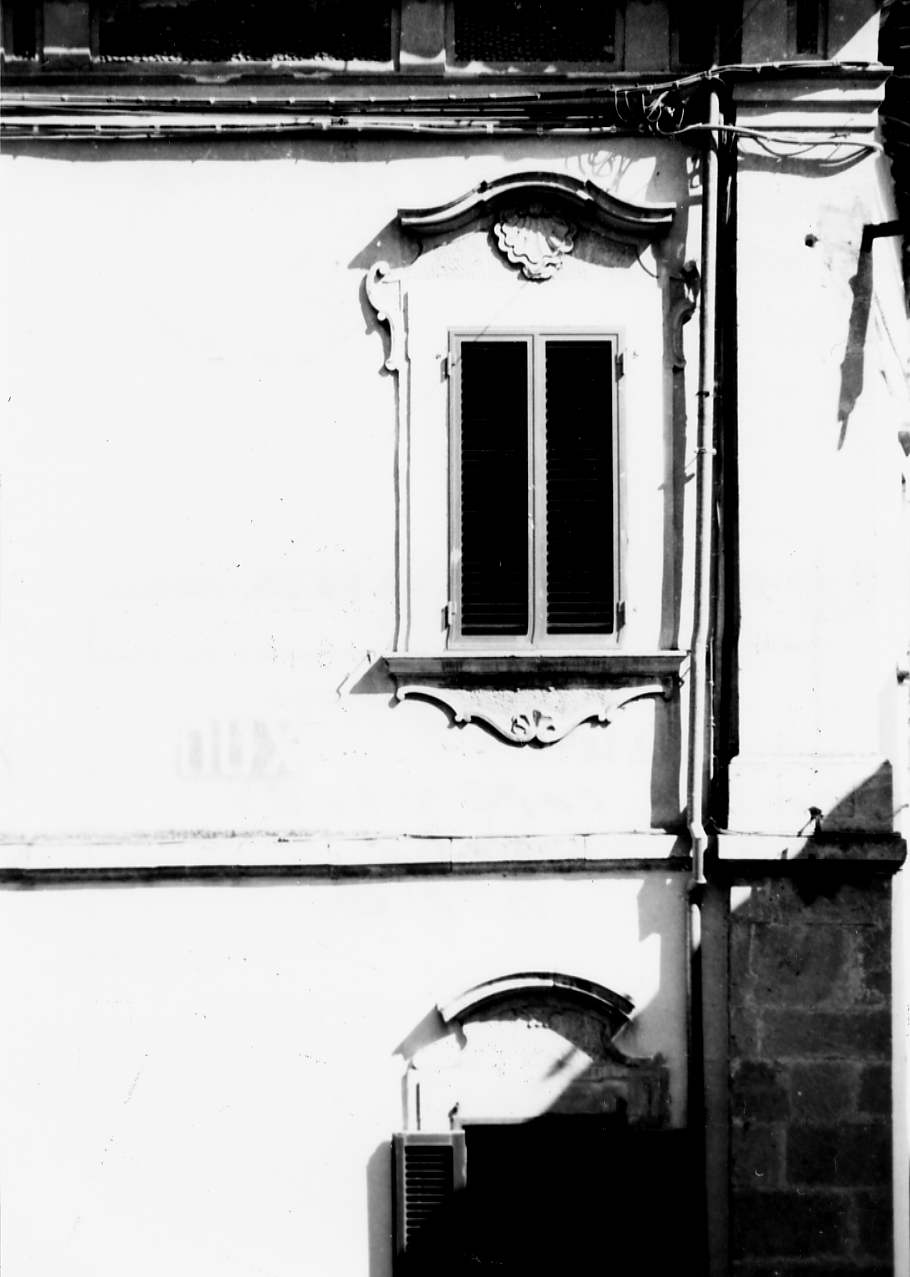 mostra di finestra, serie - bottega Italia centrale (fine sec. XVIII)