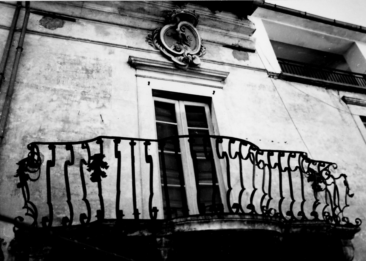 balcone, opera isolata - bottega Italia centrale (fine sec. XVII)