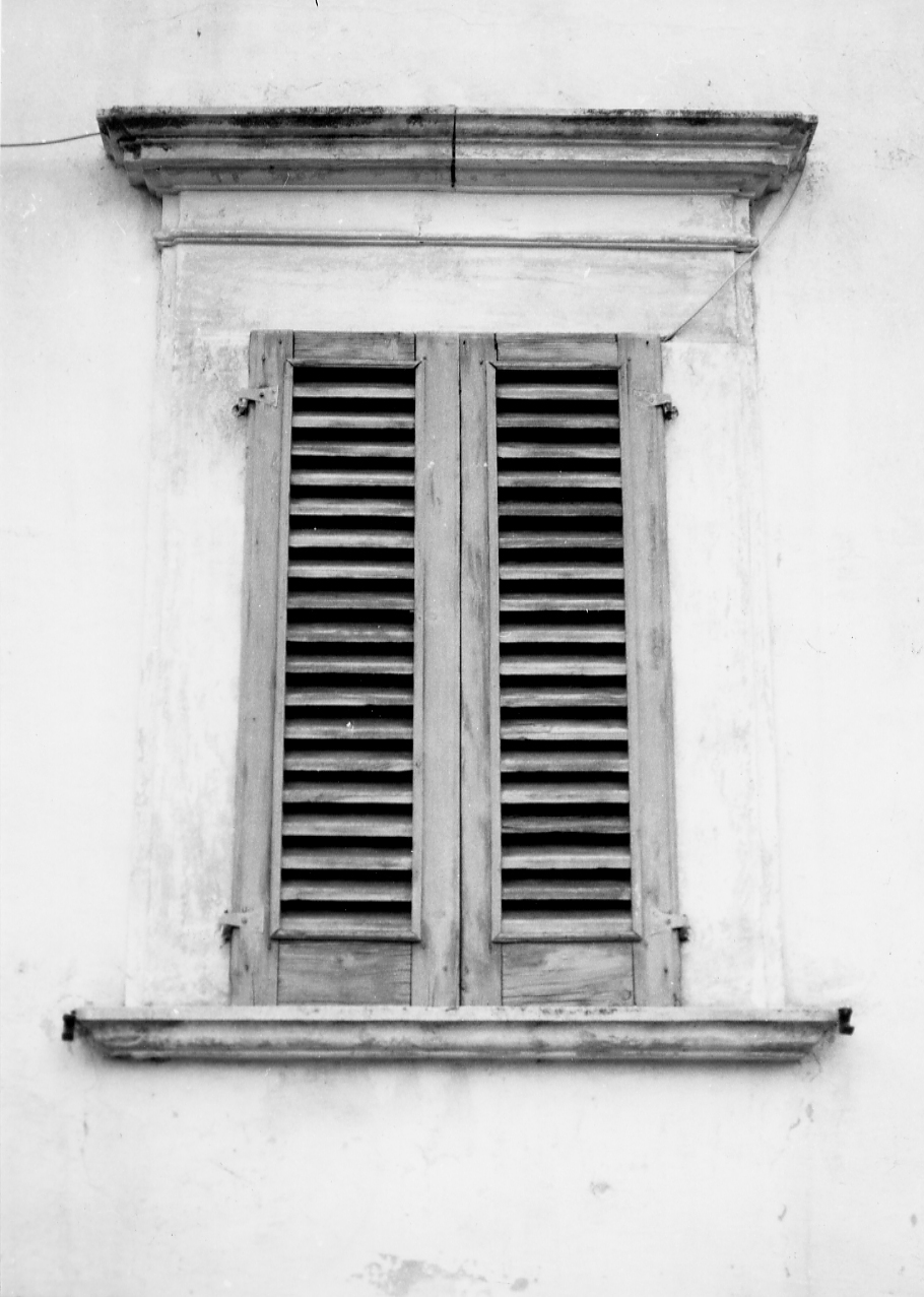 mostra di finestra, serie - bottega Italia centrale (sec. XIX)