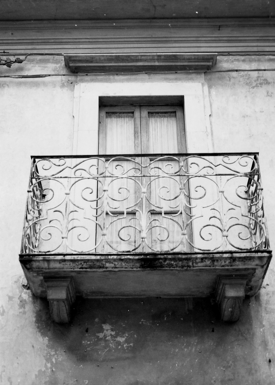 balcone, serie - bottega Italia centrale (fine sec. XIX)