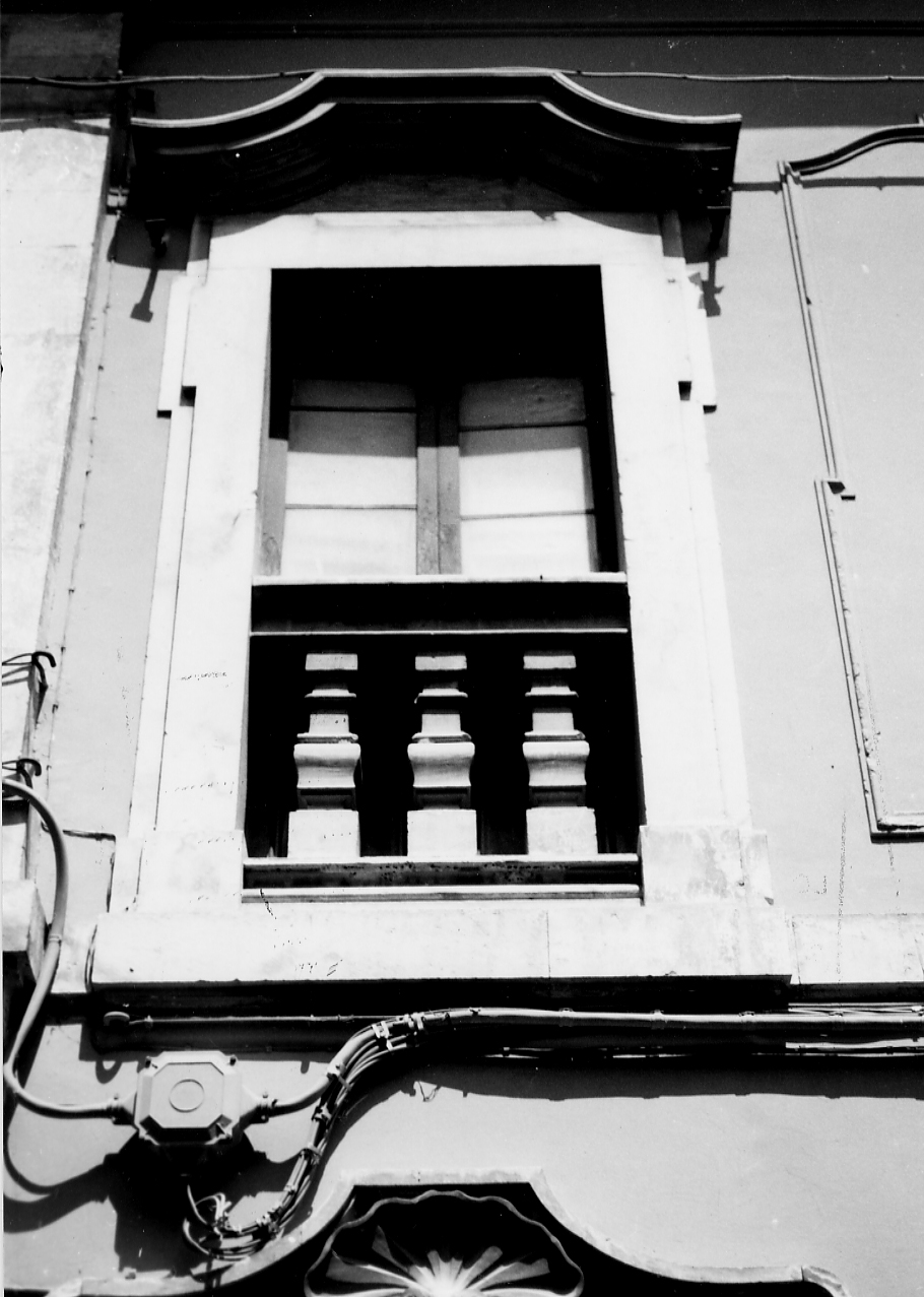 mostra di finestra, serie - bottega Italia centrale (sec. XIX)