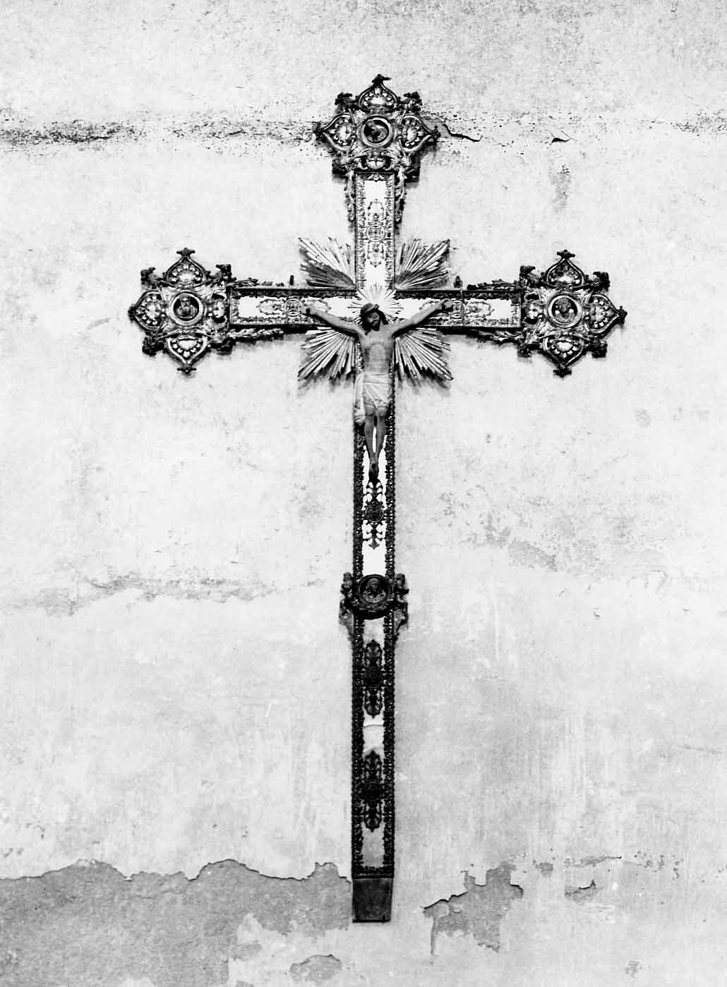 crocifisso - bottega Italia centrale (sec. XIX)