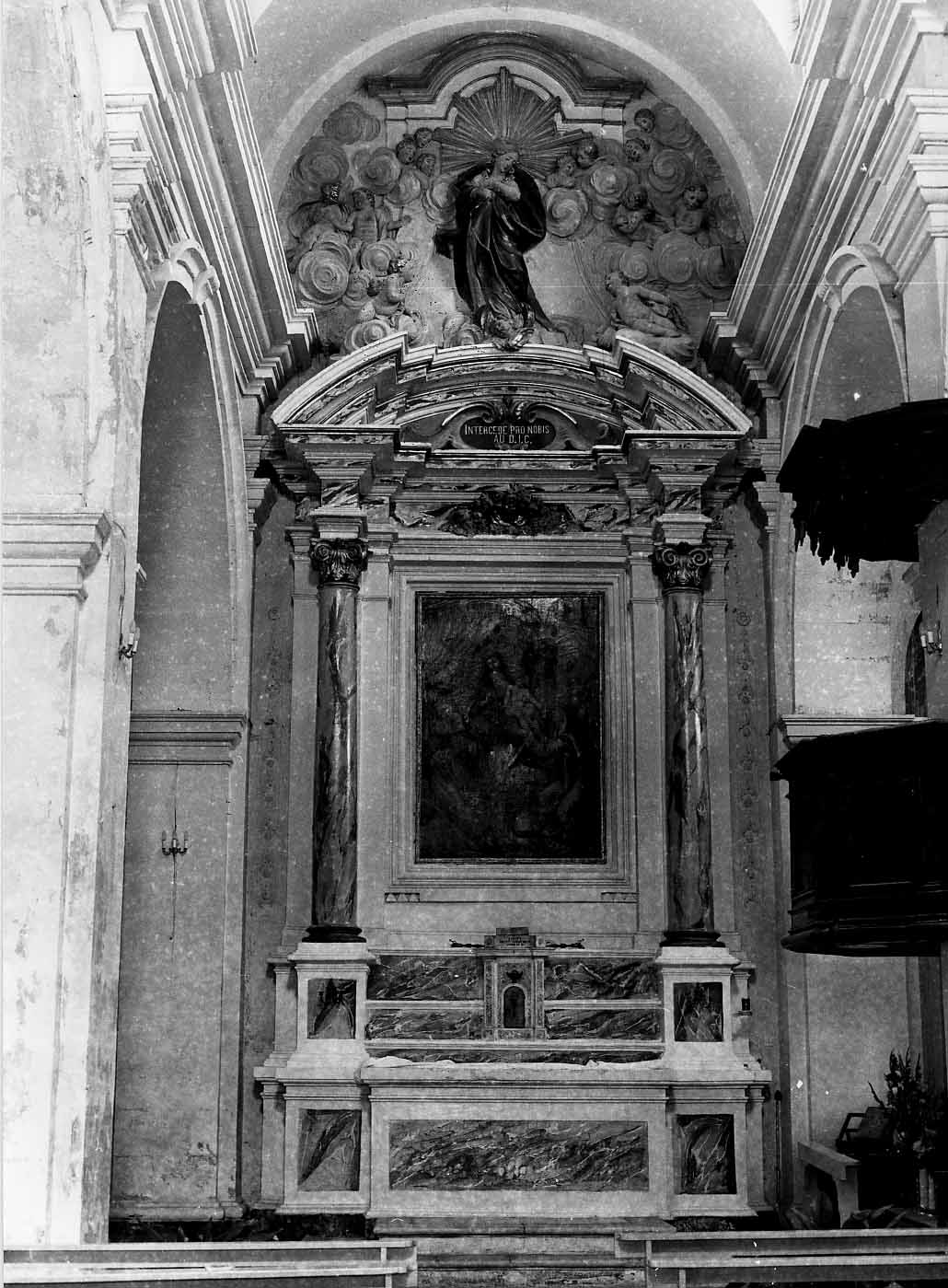 altare maggiore - bottega Italia centrale (sec. XVIII)