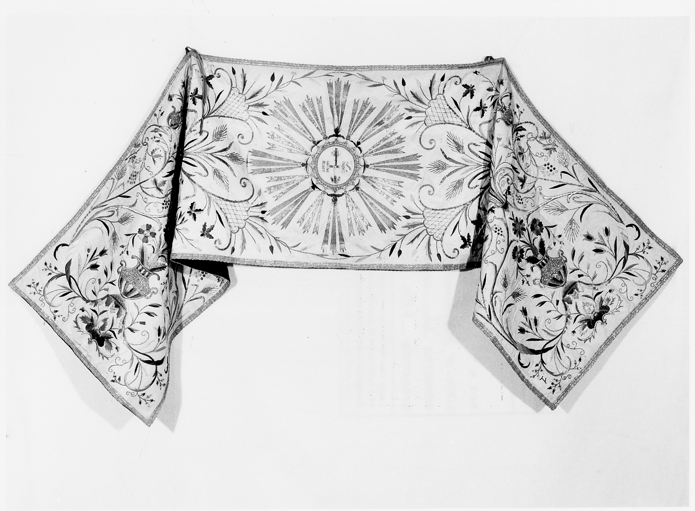 velo omerale - bottega Italia centrale (seconda metà sec. XIX)