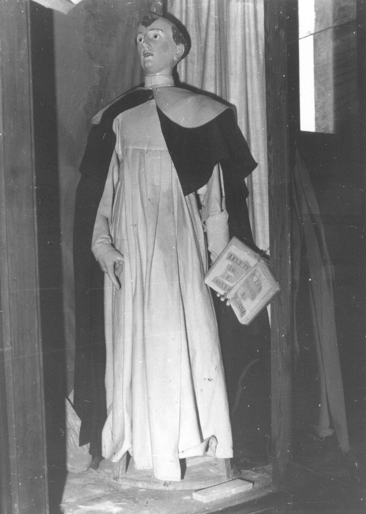 SAN VINCENZO FERRER (statua) - bottega Italia centrale (prima metà sec. XX)