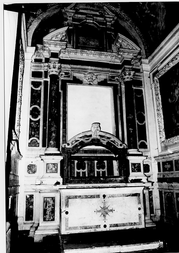 mostra d'altare - ambito Italia centrale (sec. XVII)