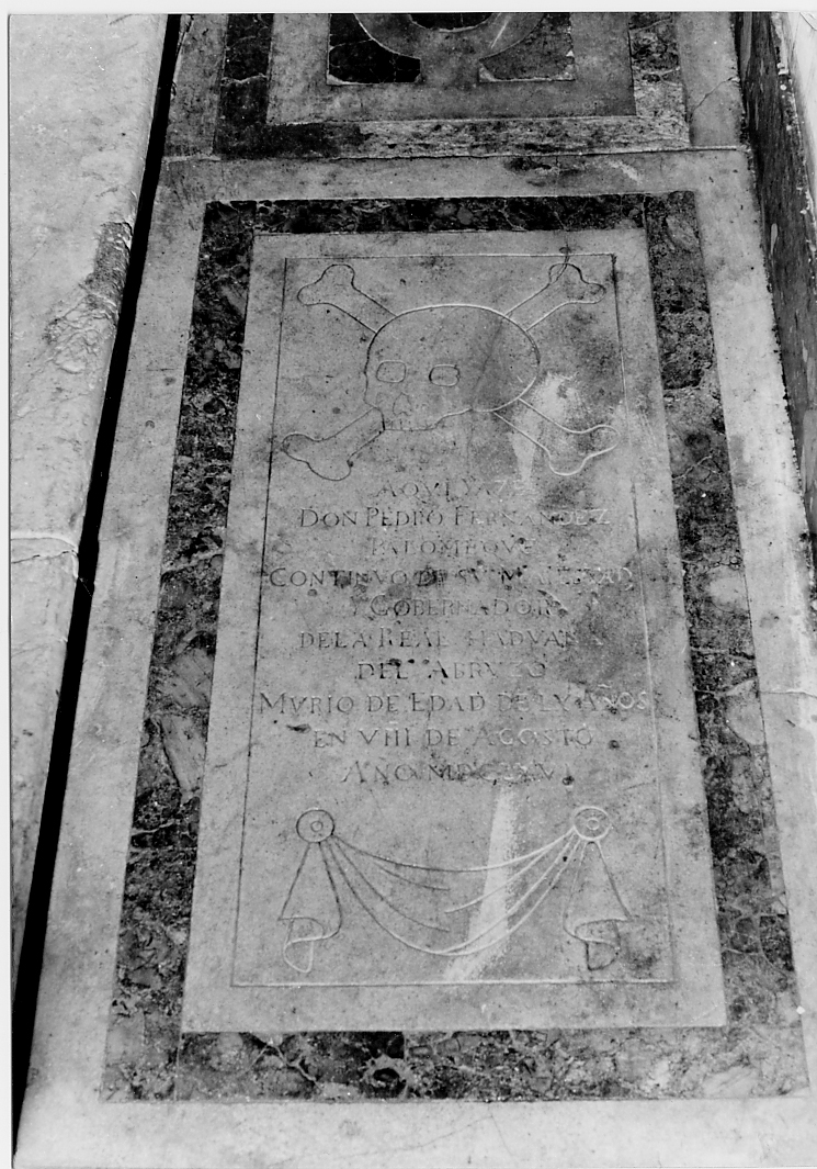 lapide tombale - ambito Italia centrale (sec. XVII)
