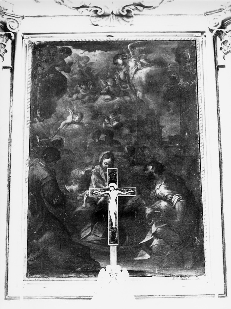 Adorazione dei Pastori (dipinto) di Gamba Paolo (attribuito) (sec. XVIII)