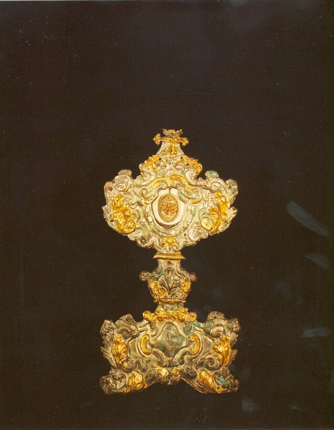 reliquiario - a ostensorio, opera isolata - manifattura napoletana (secc. XVIII/ XIX)