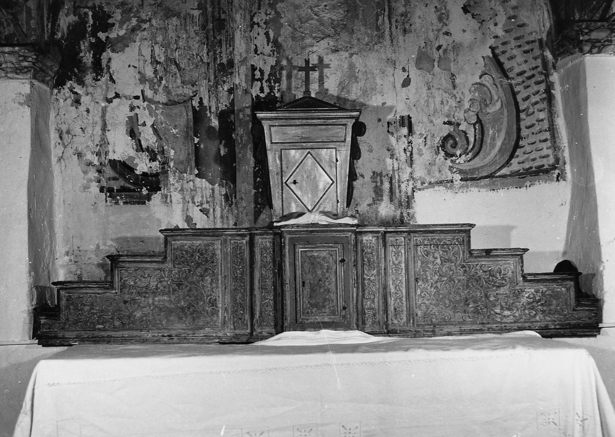 tabernacolo portatile - ambito abruzzese (prima metà sec. XVIII)