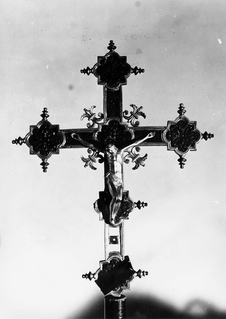 croce processionale - ambito abruzzese (sec. XIX)