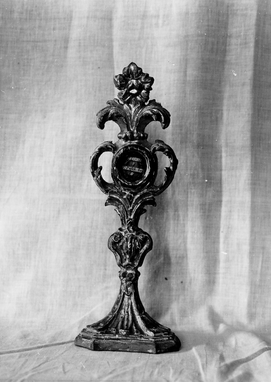 reliquiario - a ostensorio - ambito abruzzese (sec. XIX)