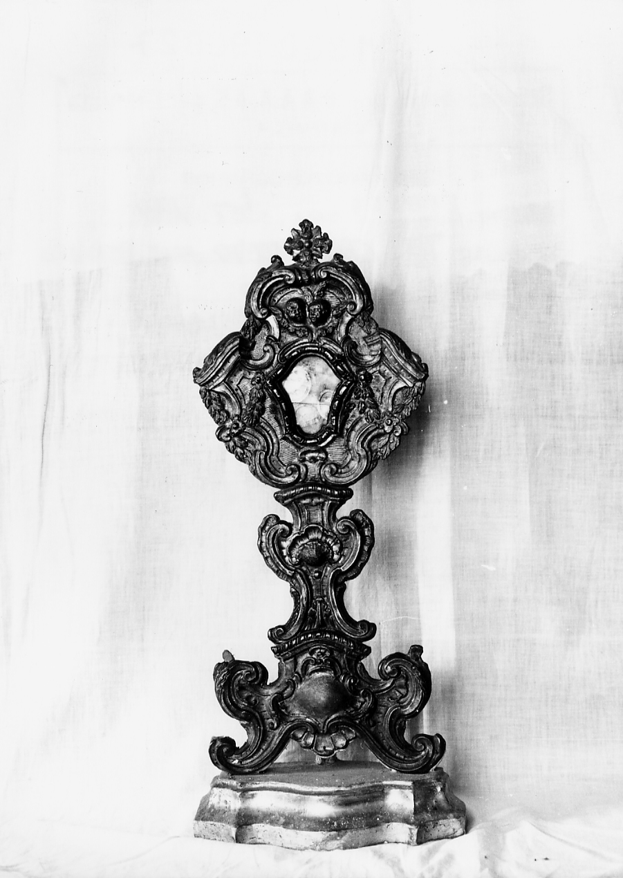 reliquiario - a ostensorio - ambito abruzzese (sec. XIX)