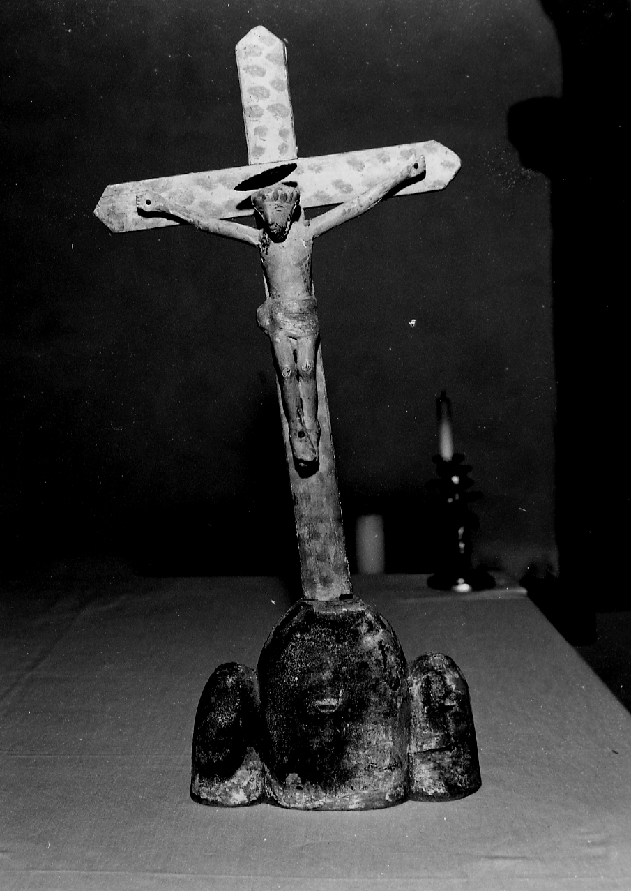 CRISTO CROCIFISSO (scultura) - ambito abruzzese (sec. XVII)