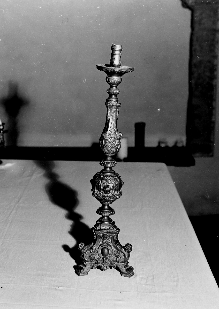 candeliere, coppia - ambito abruzzese (primo quarto sec. XX)