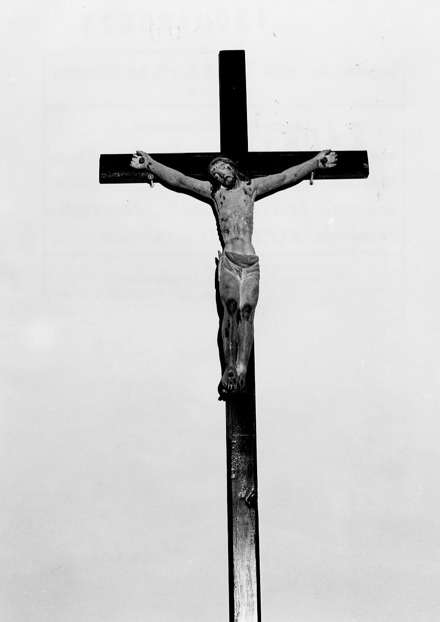 CRISTO CROCIFISSO (scultura) - ambito abruzzese (sec. XIX)