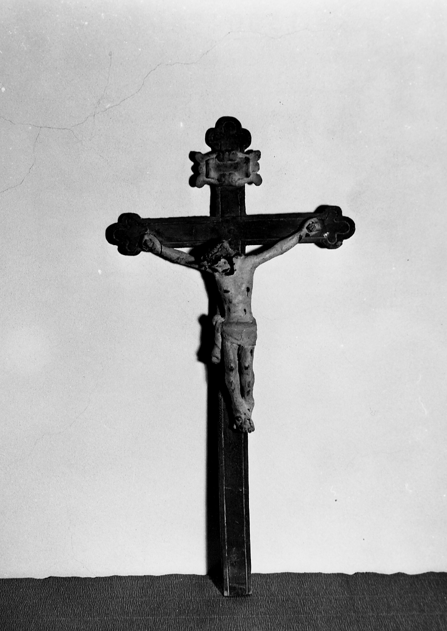 CRISTO CROCIFISSO (scultura) - ambito abruzzese (sec. XVII)
