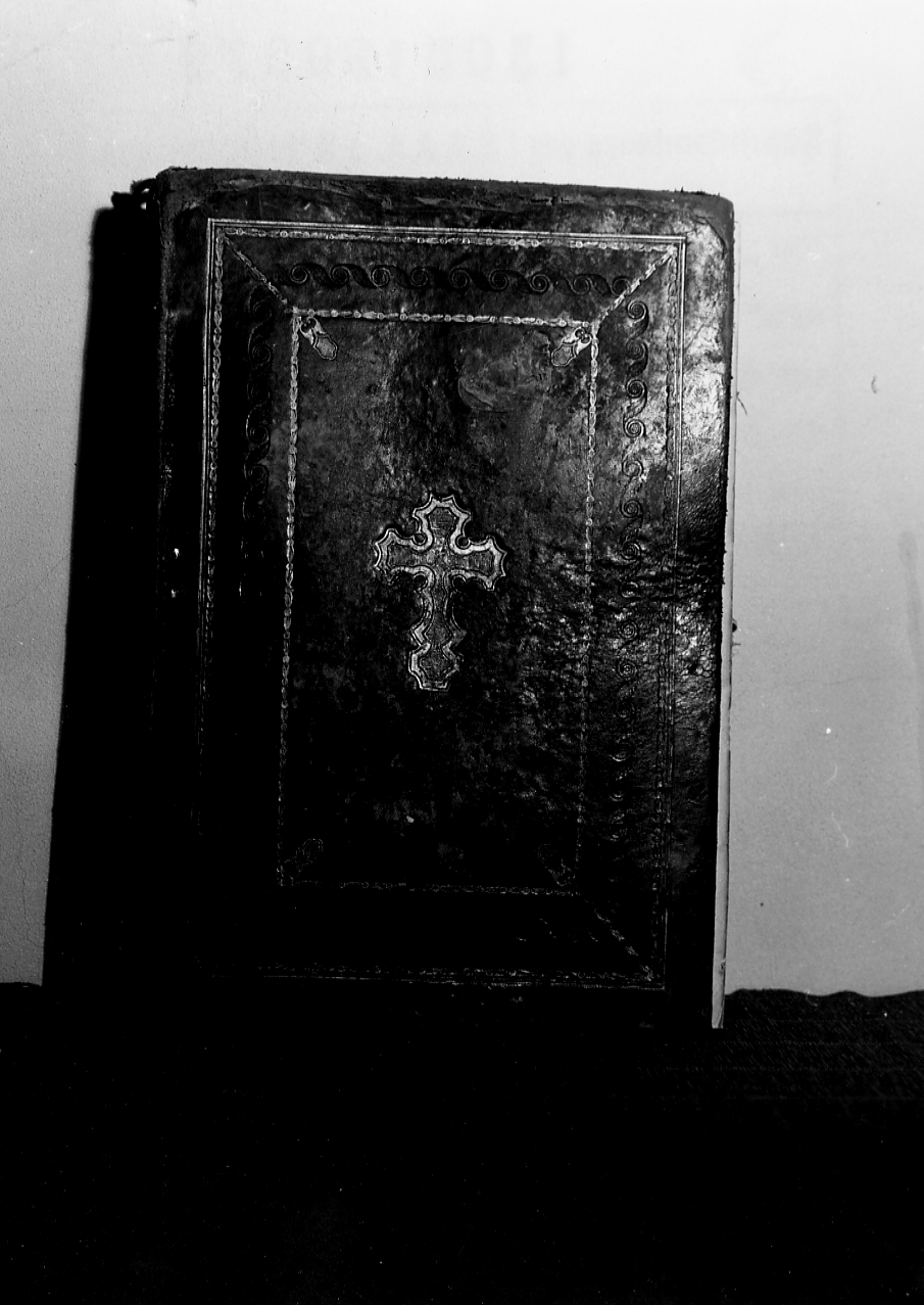 coperta di libro liturgico - ambito Italia centrale (sec. XIX)