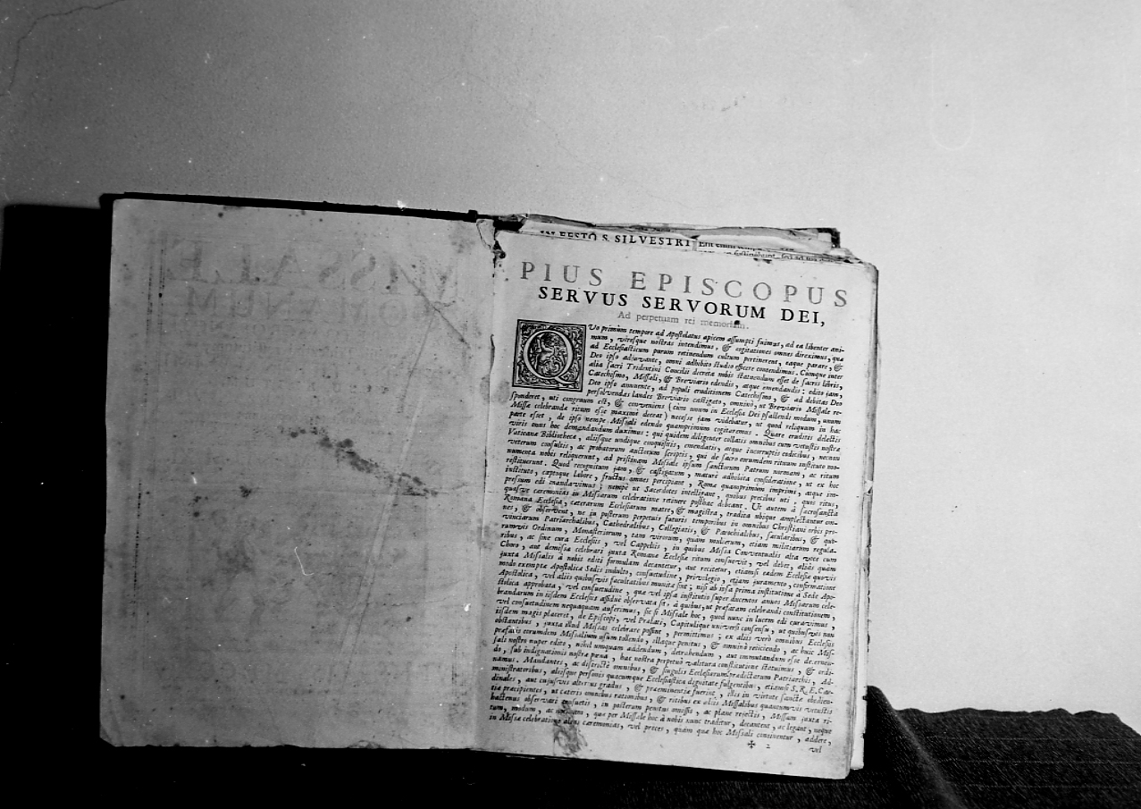 coperta di libro liturgico - ambito Italia centrale (prima metà sec. XIX)