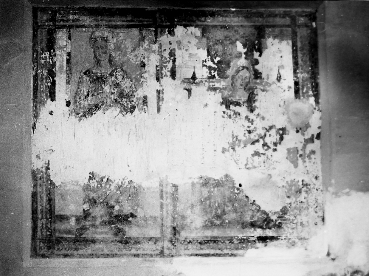 dipinto, frammento - ambito Italia centrale (seconda metà sec. XV)