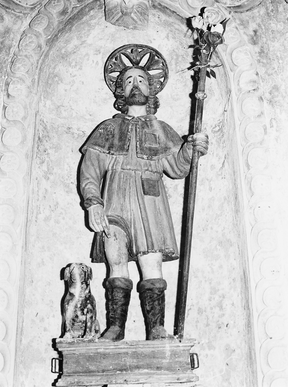 SAN ROCCO (gruppo scultoreo) - ambito abruzzese (sec. XVII, sec. XVIII)