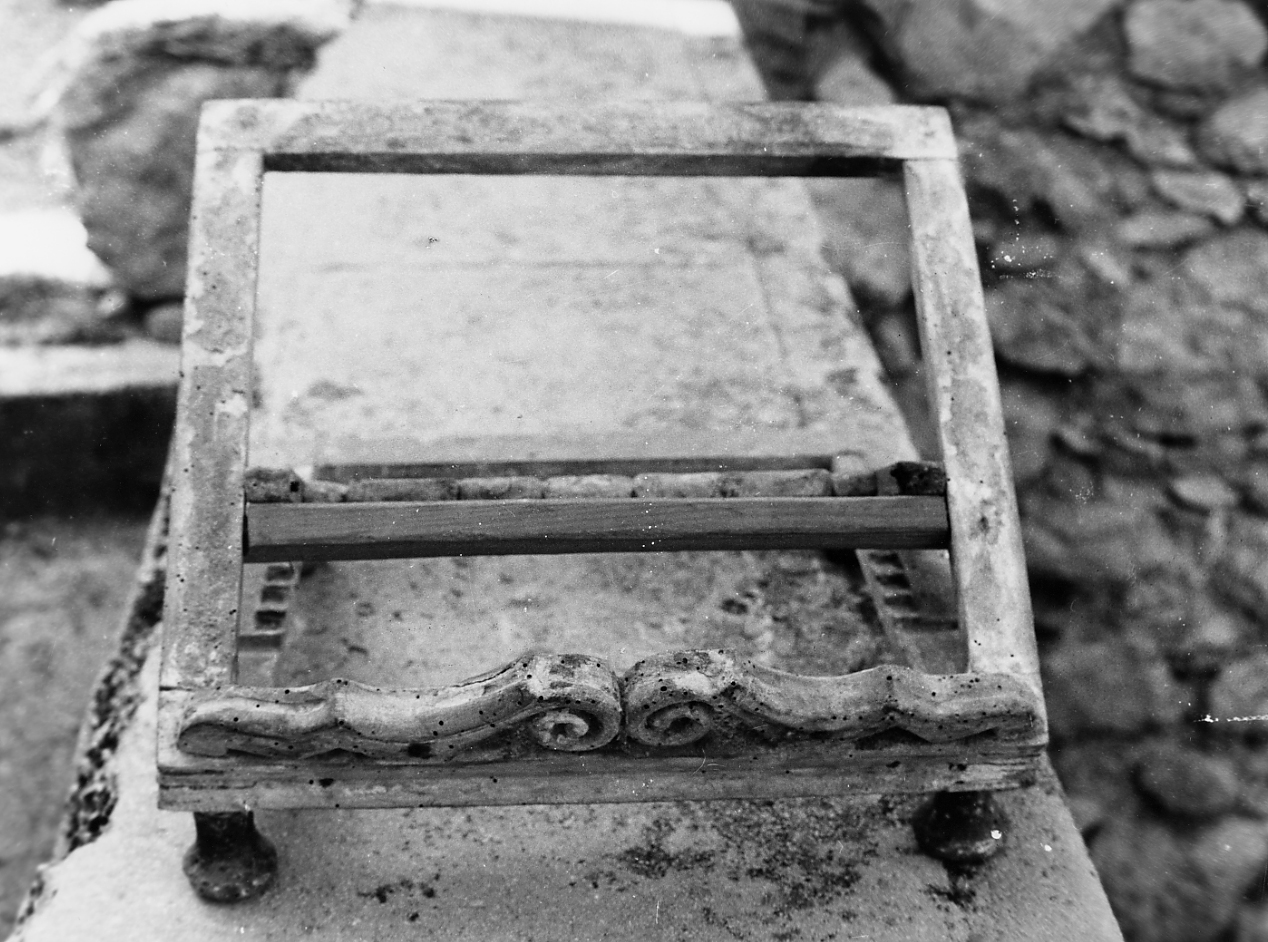 leggio d'altare - ambito abruzzese (seconda metà, prima metà sec. XVII, sec. XVIII)