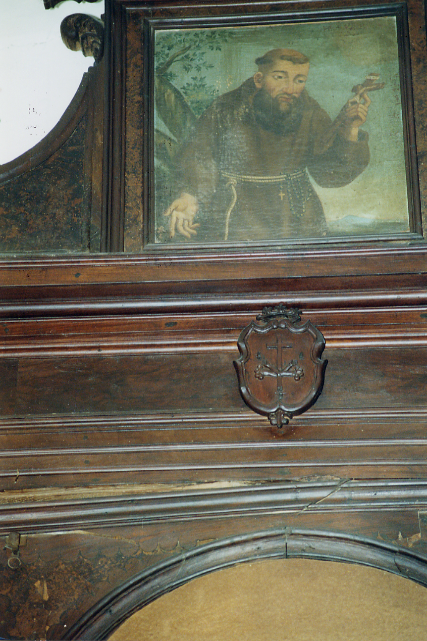 SANTO FRANCESCANO (dipinto) - ambito abruzzese (inizio sec. XVII)