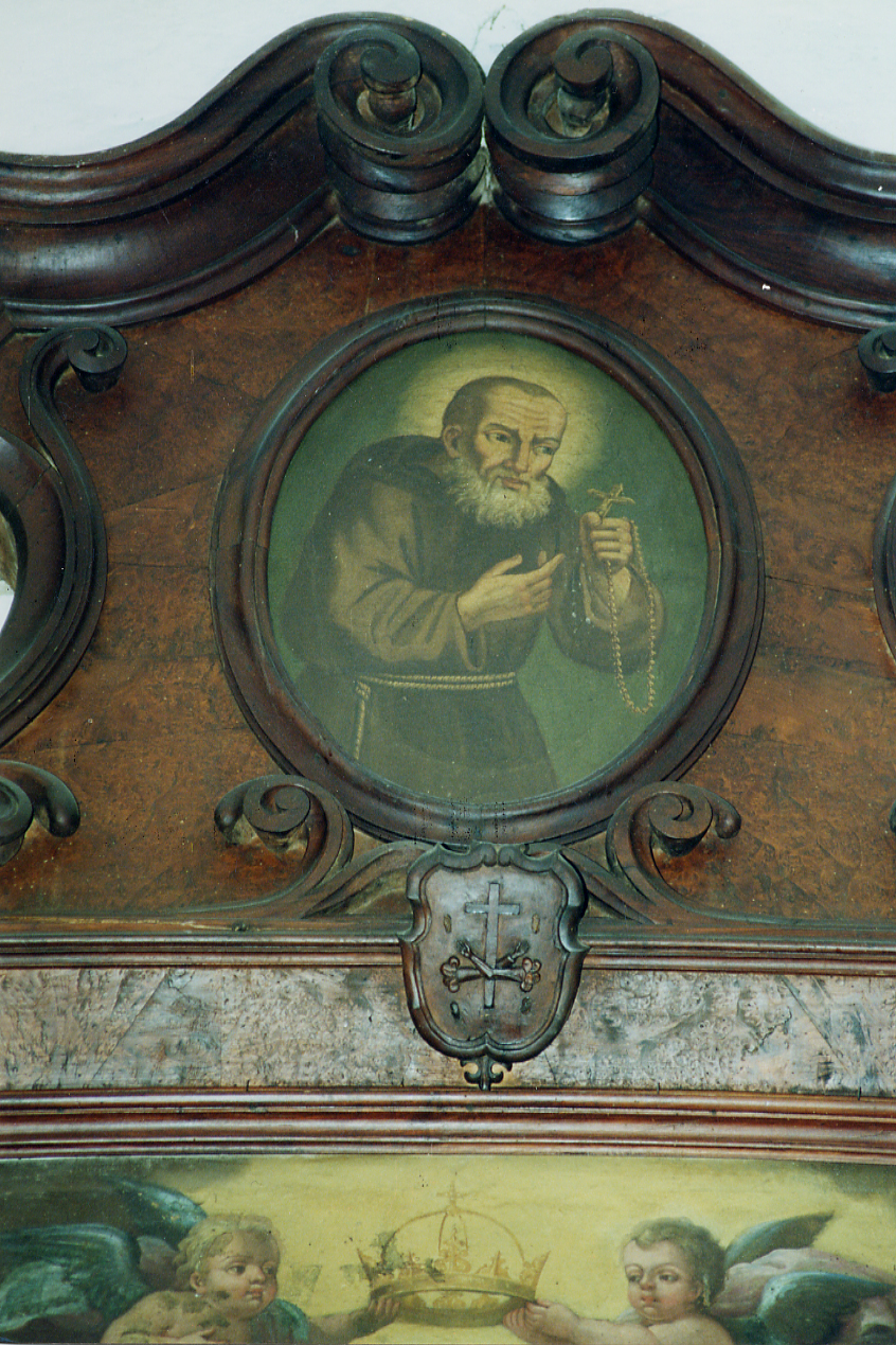 SANTO FRANCESCANO (dipinto) - ambito abruzzese (inizio sec. XVII)