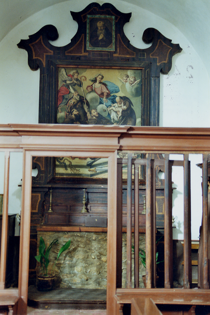 mostra d'altare - ambito abruzzese (inizio sec. XVII)