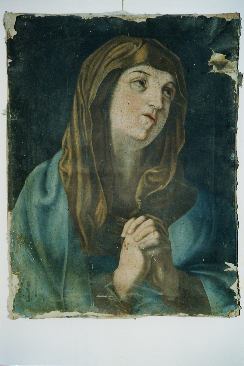 MADONNA ORANTE (dipinto) - ambito abruzzese (inizio sec. XVII)