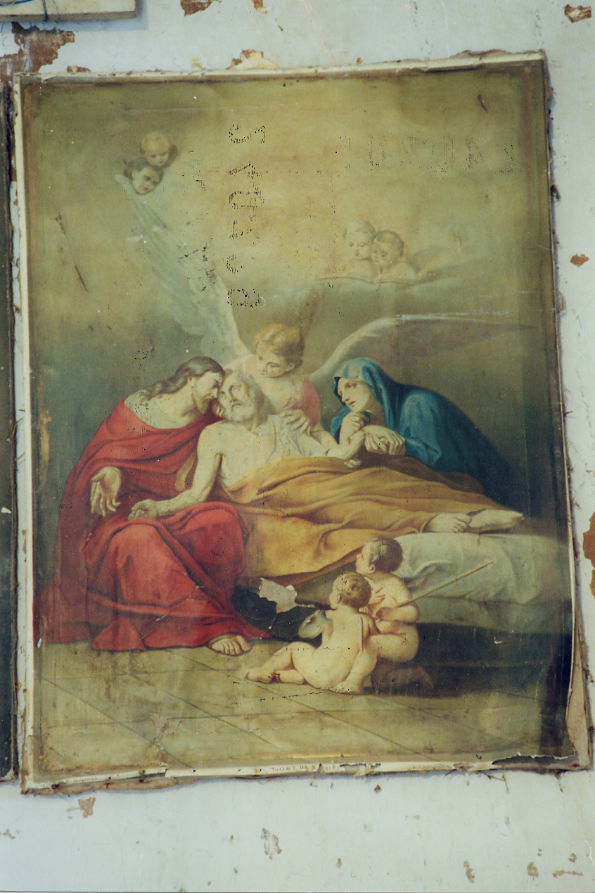 MORTE DI SAN GIUSEPPE (stampa) - ambito Italia centrale (sec. XIX)