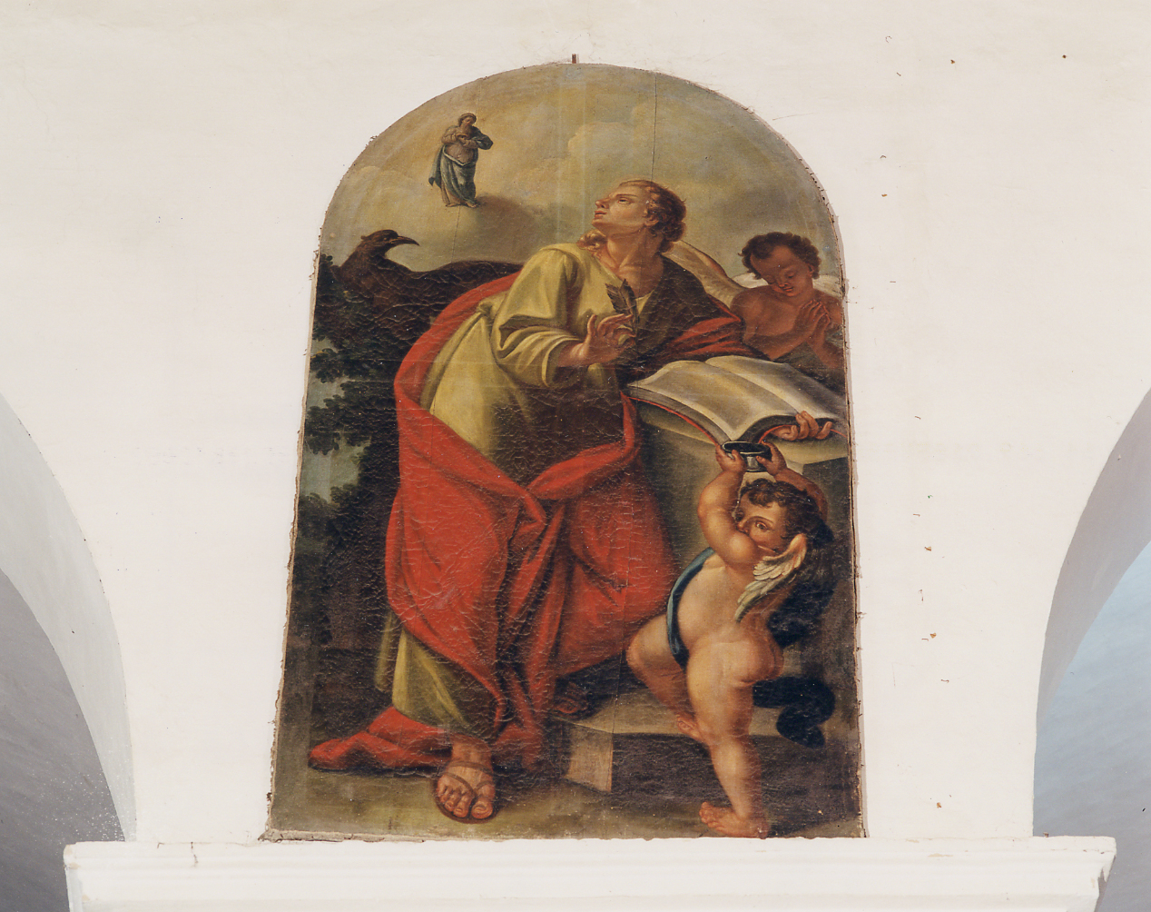 SAN GIOVANNI EVANGELISTA (dipinto, opera isolata) - ambito abruzzese (seconda metà sec. XVIII)