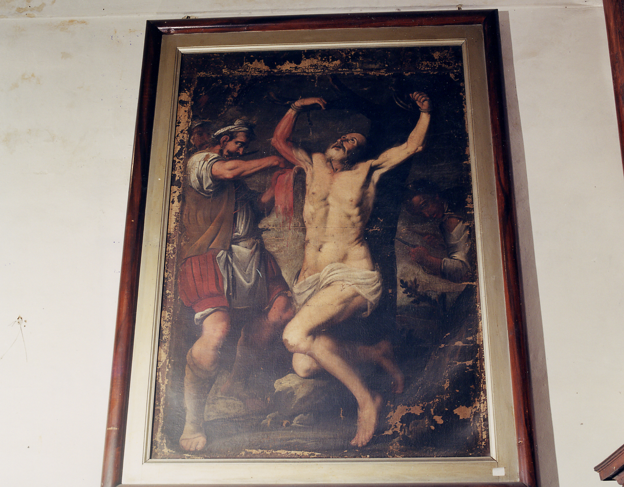 MARTIRIO DI SAN BARTOLOMEO (dipinto, opera isolata) - ambito abruzzese (seconda metà sec. XVII)