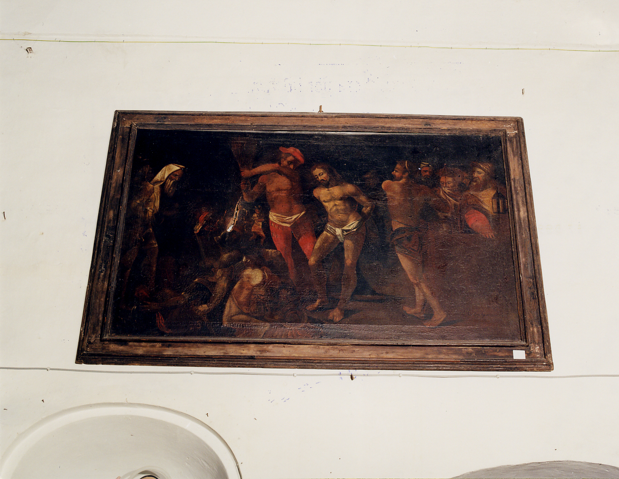 FLAGELLAZIONE DI CRISTO (dipinto, opera isolata) - ambito napoletano (sec. XVII)