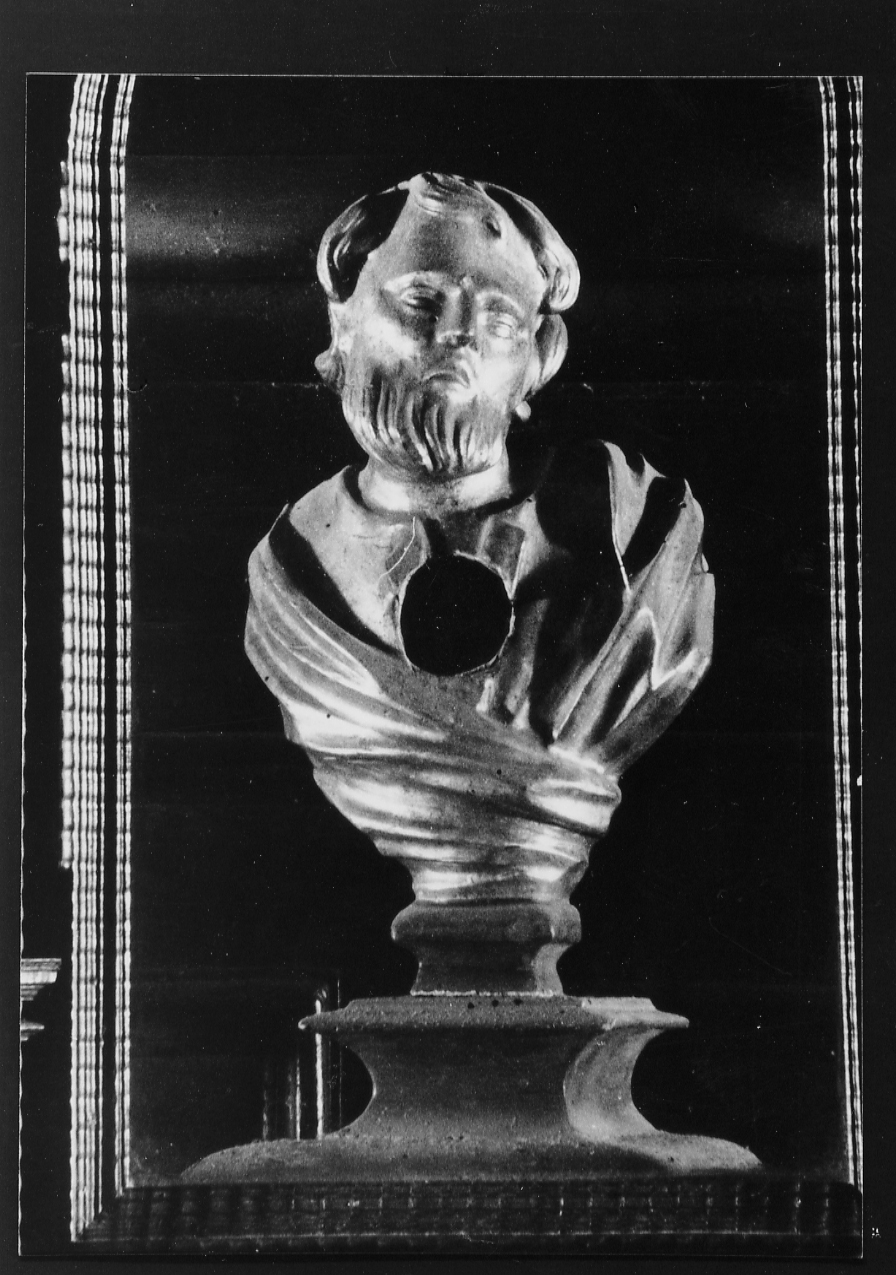 reliquiario - a busto, opera isolata - produzione abruzzese (prima metà sec. XVIII)