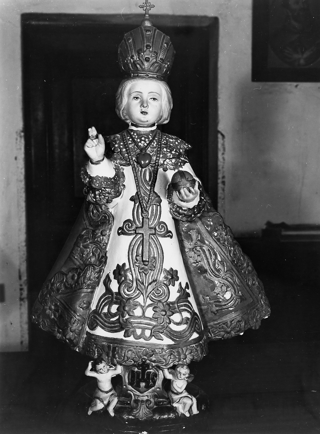 GESU' BAMBINO (statua) - ambito abruzzese (sec. XVIII)