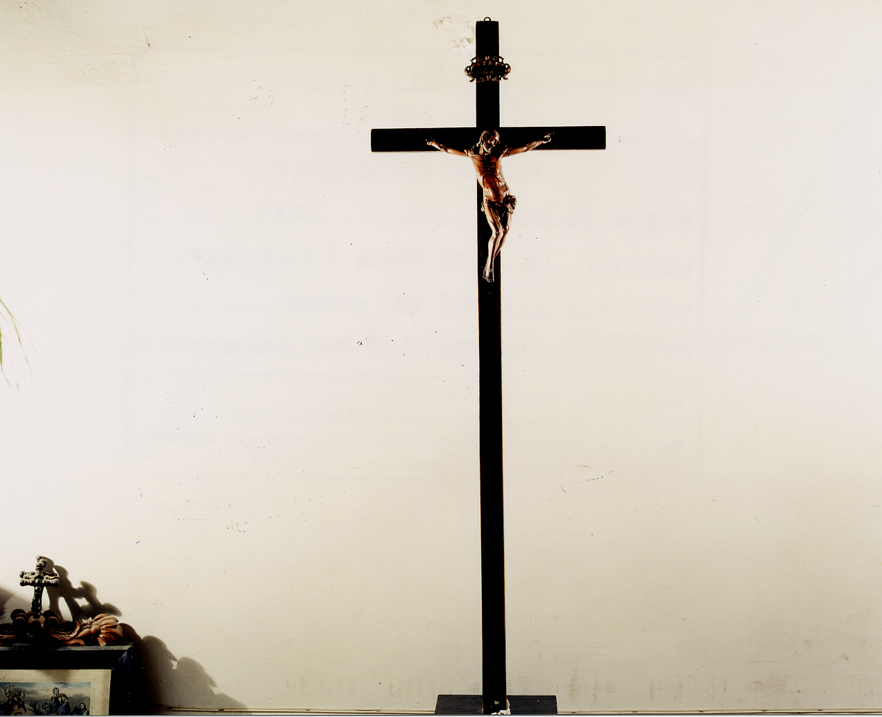 CHRISTUS PATIENS (croce da tavolo, opera isolata) - ambito abruzzese (sec. XVIII)