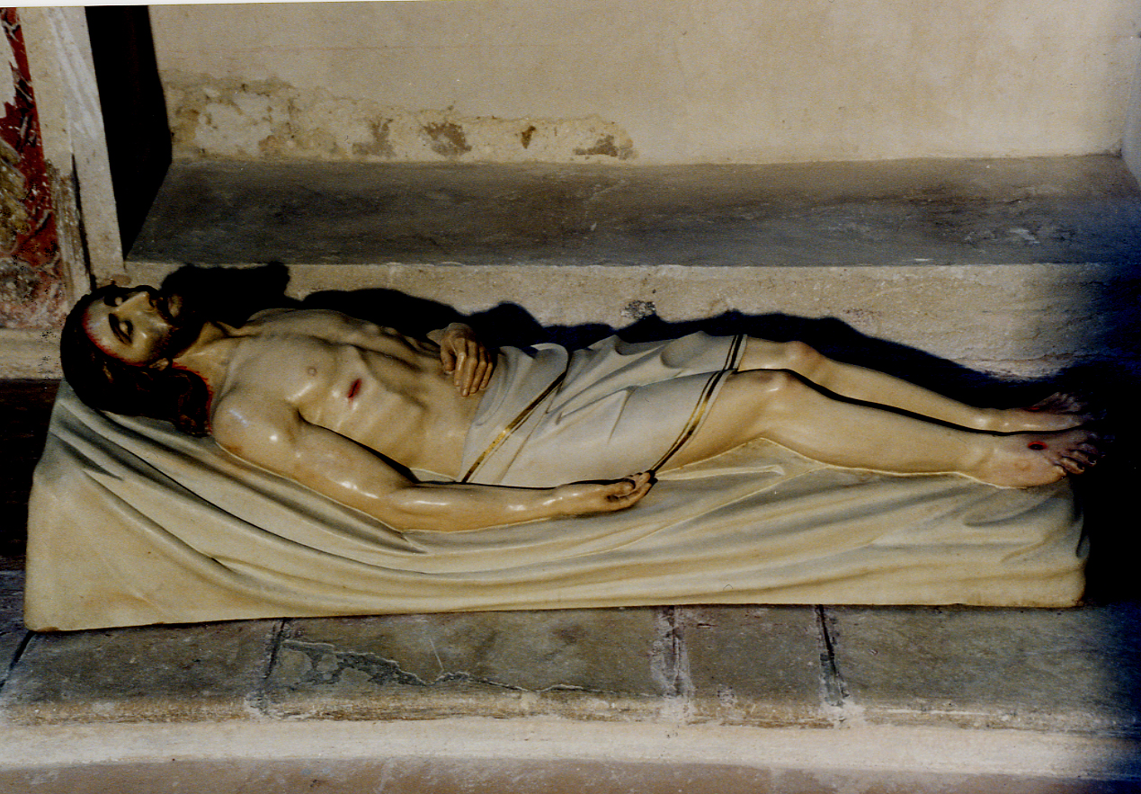CRISTO MORTO (statua) - ambito abruzzese (sec. XIX)