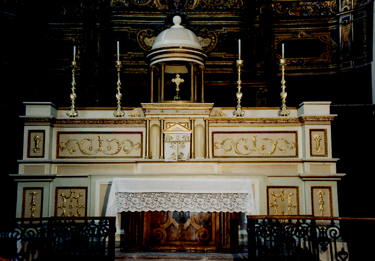 altare maggiore - ambito abruzzese (fine/inizio secc. XIX/ XX)