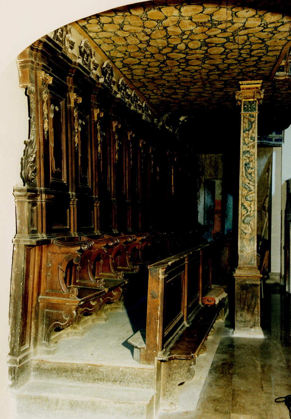 stalli del coro - ambito abruzzese (fine sec. XVIII)