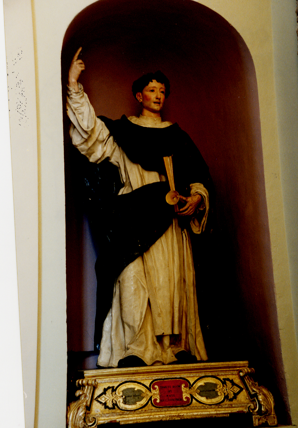 SAN VINCENZO FERRER (statua) di Falcucci Michele (sec. XIX)